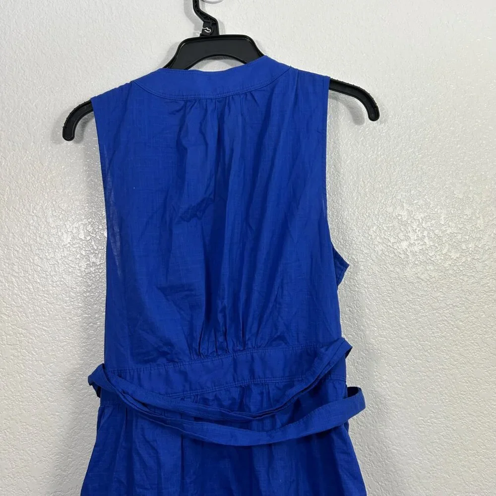 Banana Republic Stampa Sleeveless Tiered Wrap Dress - Picture 8 of 8